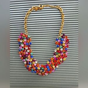 SUGARFIX Multicolor Jeweled Necklace